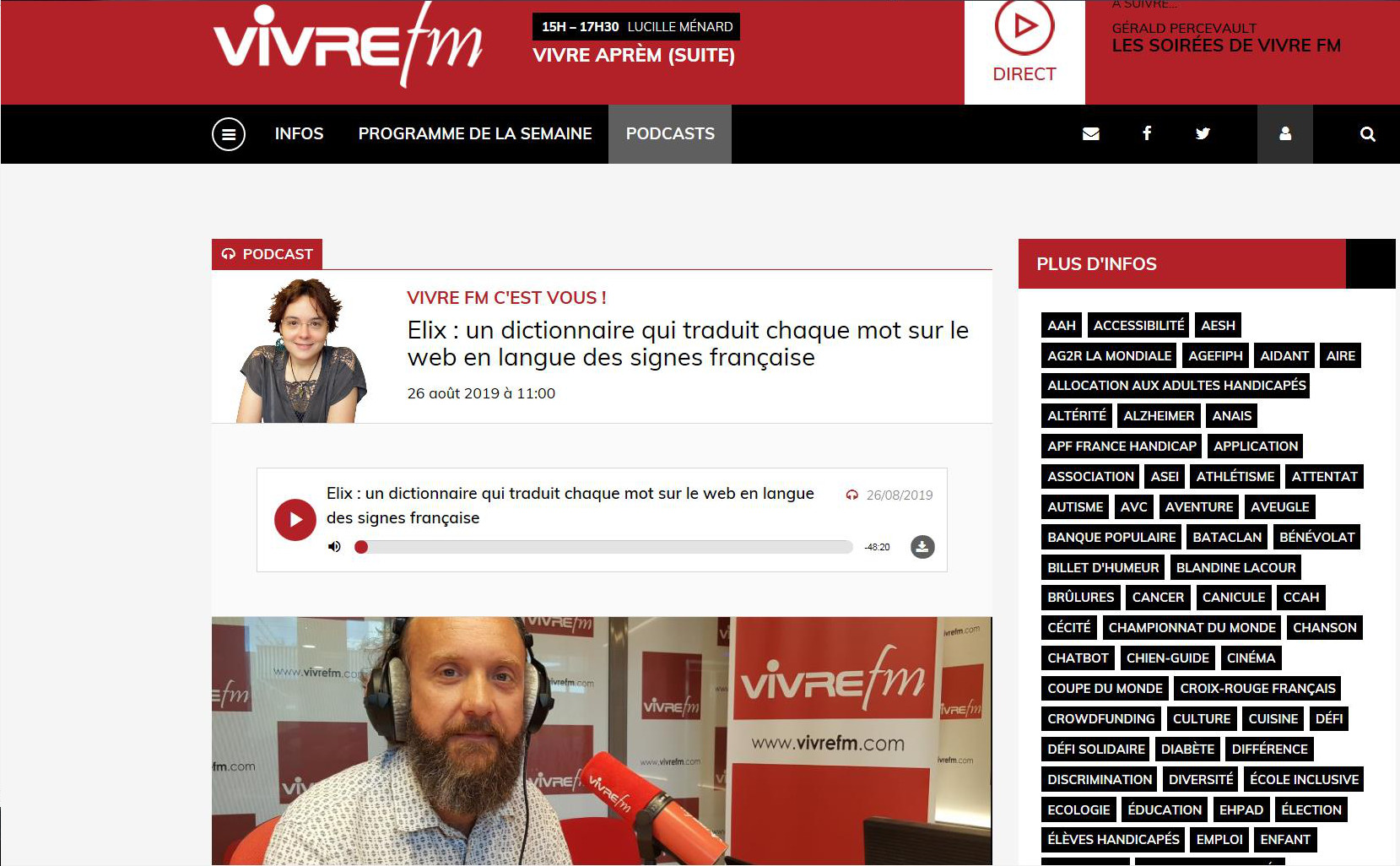vivre fm signe de sens