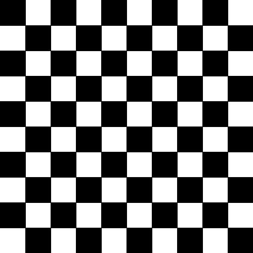 Le damier noir et blanc, symbole du ska, représente l’harmonie ethnique escomptée par les acteurs de cette musique